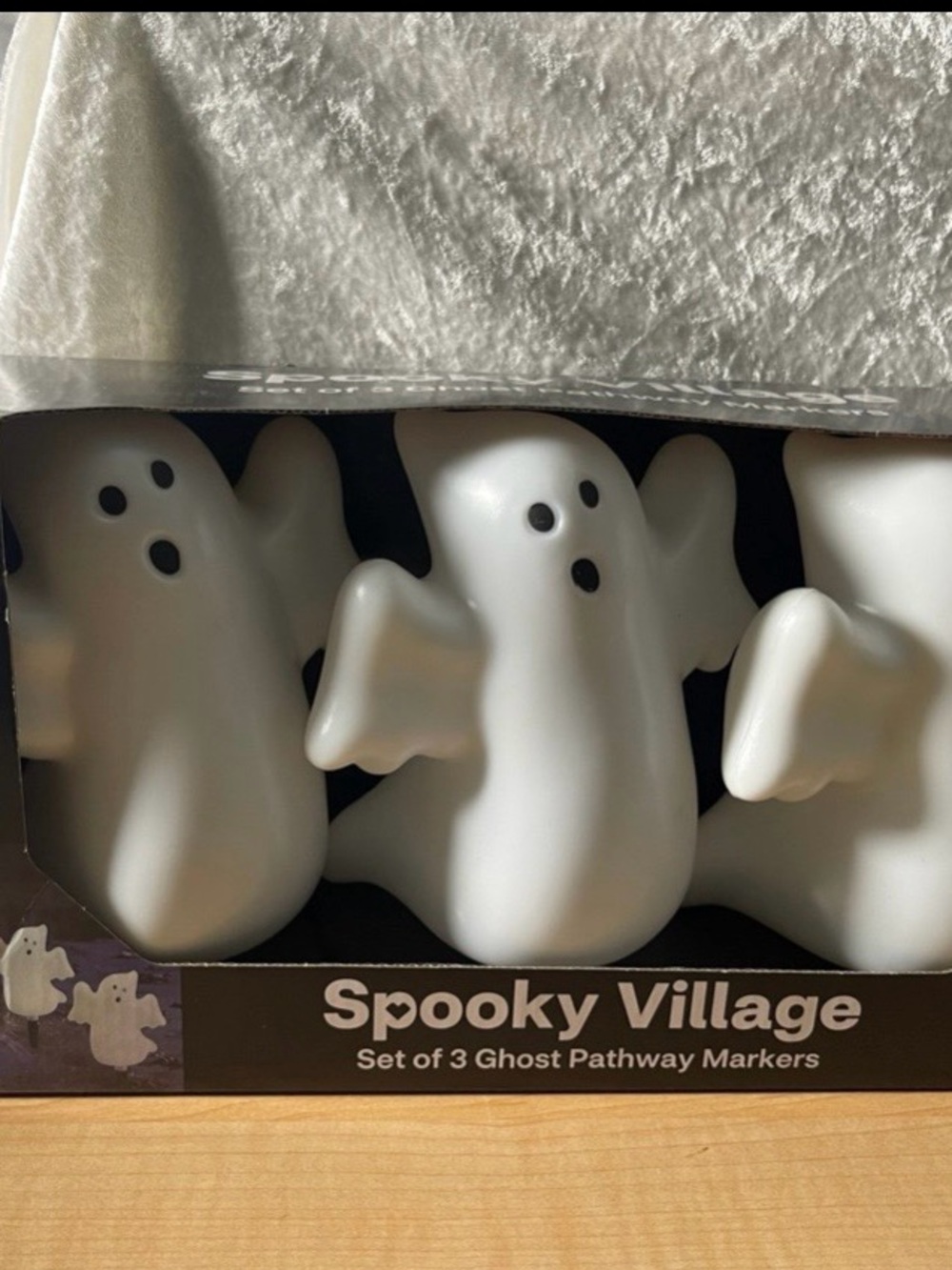 White Ghost Pathway Markers - Set of 3